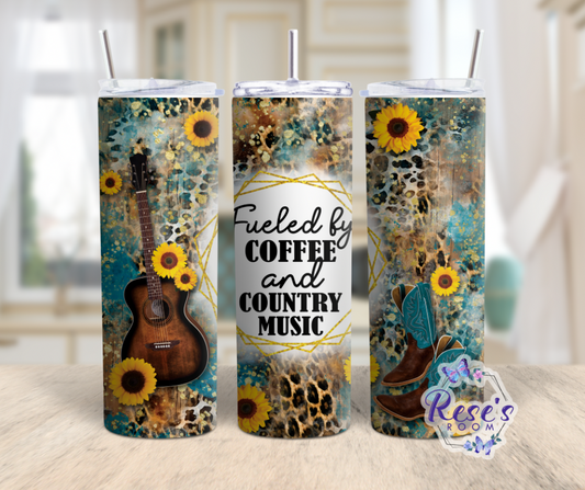 20oz Coffee and Country Music Tumbler