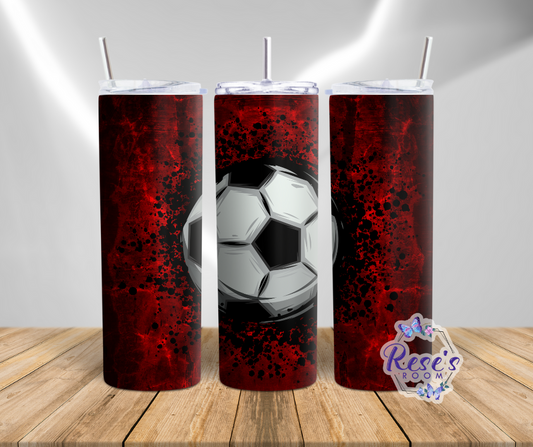 20oz Soccer Tumbler Duo Lid