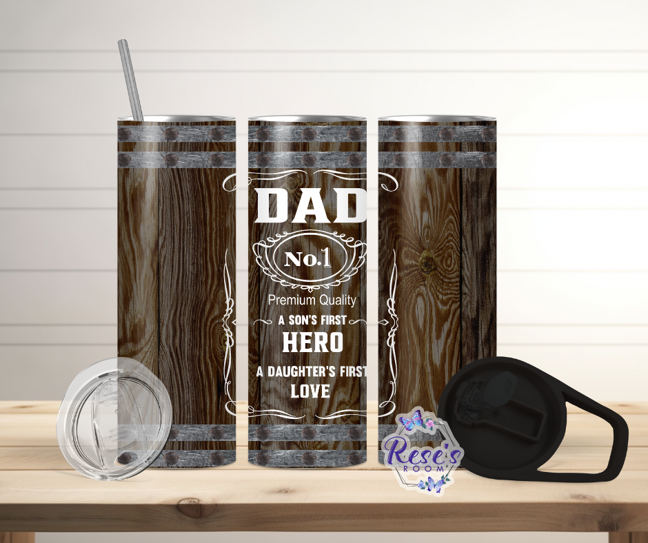 20oz Dad Tumbler Duo Lid